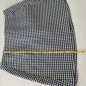 Urban Outfitters Black and White Gingham A-Line Skirt